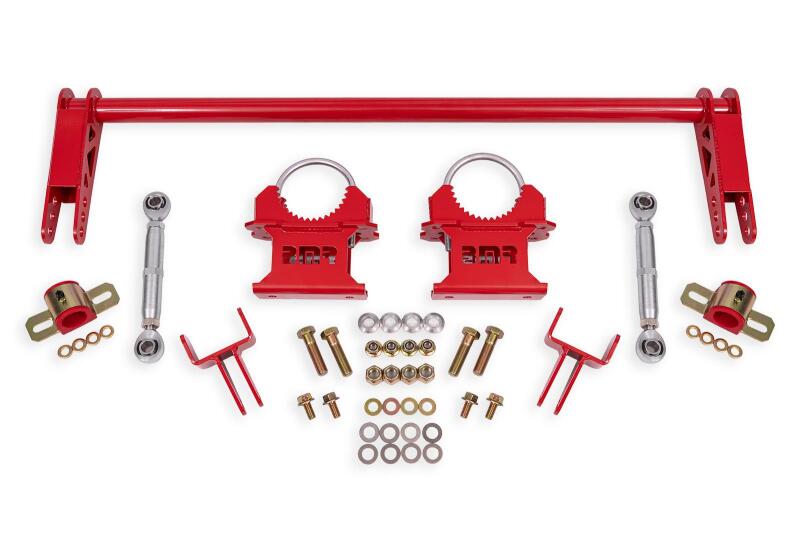 BMR 79-04 Ford Mustang 1.25in Rear Weld-on Anti-roll Bar Kit - Hollow - Red