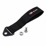 BLOX Racing Universal Tow Strap With BLOX Logo - Black