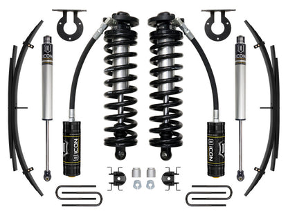 ICON 17-23 Ford F250/F350 2.5-3in Stage 1 Coilover Conversion System w/ Expansion Pack