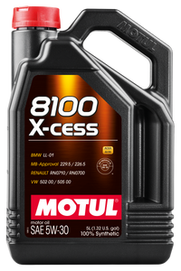 Motul Synthetic Engine Oil 8100 5W30 X-CESS 5L