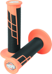 ProTaper Clamp-On 1/2 Waffle Grip - Neon Orange/Black