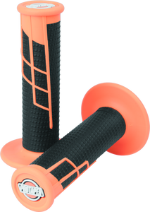 ProTaper Clamp-On 1/2 Waffle Grip - Neon Orange/Black