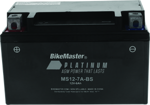 BikeMaster AGM Battery - MS12-7A-BS