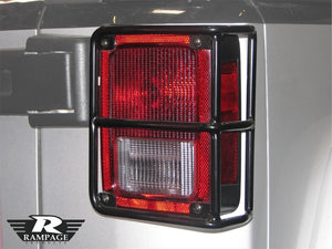 Rampage 2007-2018 Jeep Wrangler(JK) Taillight Guards - Black