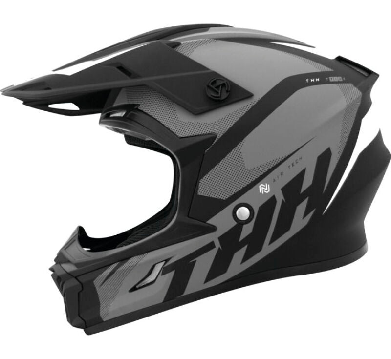 THH Helmets T710XR Airtech Black/Gray Youth - Medium