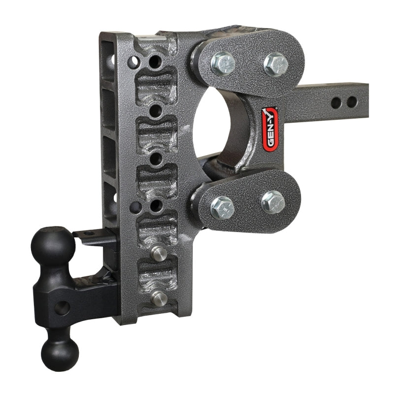 Gen-Y The Boss Torsion-Flex 3in Shank 12in Drop 21K Hitch w/GH-061 Dual-Ball/GH-062 Pintle Lock