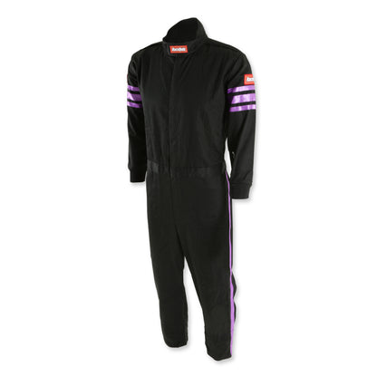 RaceQuip Purple Trim SFI-1 JR. Suit - Kids XL