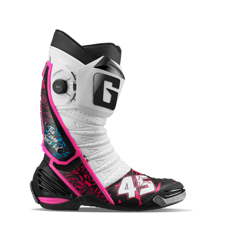 Gaerne GP1 Limited Series Scott Redding Replica Boot Bold White/Pink Size 10.5
