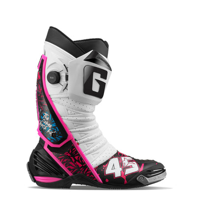 Gaerne GP1 Limited Series Scott Redding Replica Boot Bold White/Pink Size 10.5