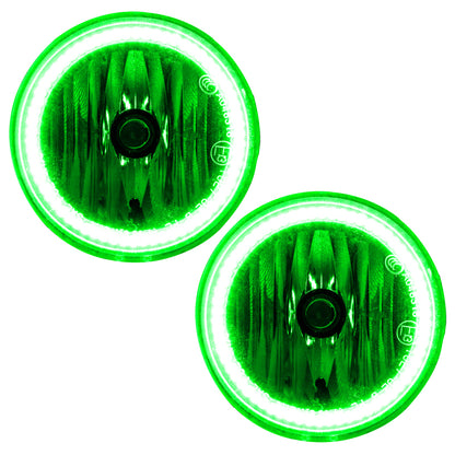 Oracle 05-10 Chrysler 300C Pre-assembled Halo Fog Lights - Green