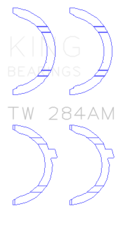 King Engine Bearings Toyota/Lexus 2JZGE/2JZGTE 3.0L Thrust Washer Set