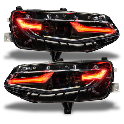 Oracle 19-21 Chevy Camaro LS/LT RGB+A Headlight DRL  Kit - ColorSHIFT w/ RF Controller