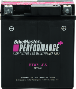 BikeMaster BTX7L-BS Battery