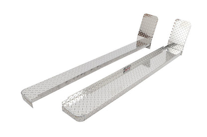 Dee Zee 99-2010 Ford SuperDuty Running Board Cab Section Brite-Tread Aluminum