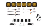 Diode Dynamics SS5 Pro Universal CrossLink 6-Pod Lightbar - Yellow Driving