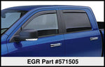 EGR 07-13 Chev Silverado/GMC Sierra Ext Cab In-Channel Window Visors - Set of 4 - Matte