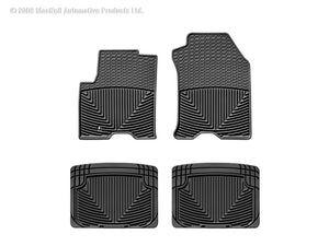 WT Rubber Mats - Rear - Blk