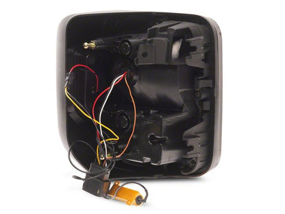 Raxiom 20-26 Jeep Gladiator JT Axial Series LED Tail Lights- Black Housing- Smoked Lens