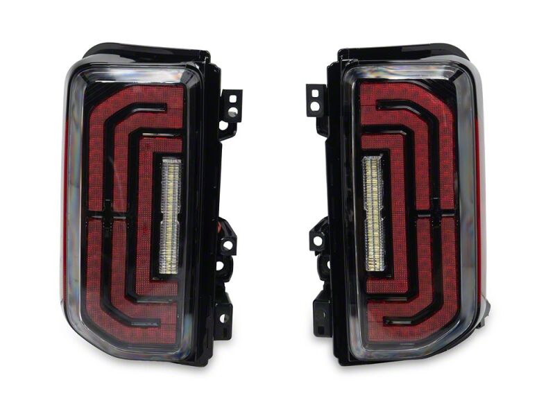 Raxiom 21-26 Ford Bronco LED Tail Lights- Black Housing- Clear Lens