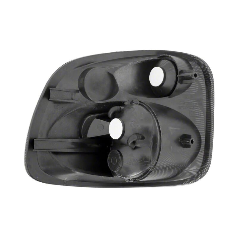 Raxiom 01-03 Ford F-150 Flareside Axial Series Version 2 Tail Lights- Carbon Fiber- Red/Clear Lens