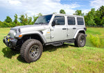 N-Fab Podium LG 2019 Jeep Wrangler JT 4DR Truck - Full Length - Tex. Black - 3in