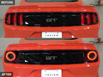 Raxiom 15-22 Ford Mustang Halo LED Tail Lights - Gloss Black Housing (Smoked Lens)