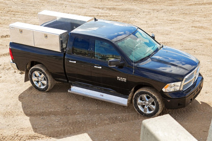 Dee Zee 99-2010 Ford SuperDuty Running Board Cab Section Brite-Tread Aluminum