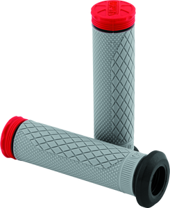 ProTaper Tri Density Full Diamond ATV Grips - Red