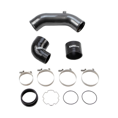 Wehrli 2017+ Ford 6.7L Power Stroke 3.5in Cold Side Intercooler Pipe - Semi-Gloss Black