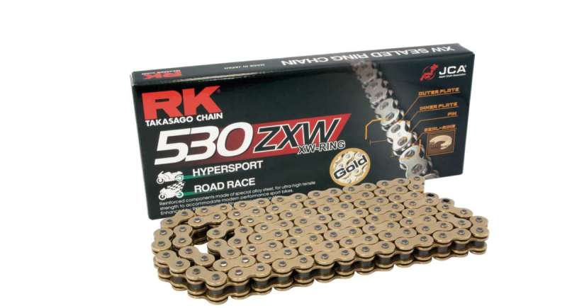 RK Chain GB530ZXW-100FT XW-Ring - Gold