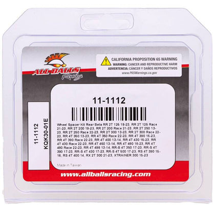 All Balls Racing Wheel Spacer Kit