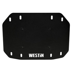 Westin 18-25 Wrangler JL Spare Tire Delete Plate - Tex. Blk