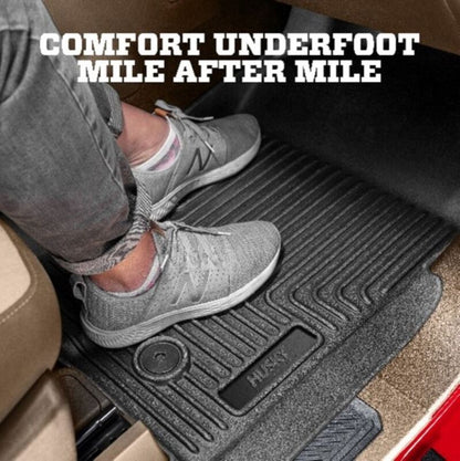 Husky Liners 2017 Chrysler Pacifica (Stow and Go) WeatherBeater 2nd Row Black Floor Liners
