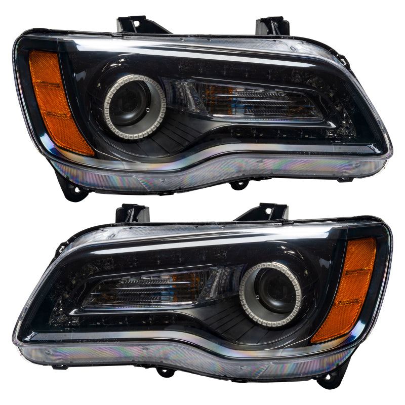Oracle 11-14 Chrysler 300C SMD HL - Black - NON HID - Blue