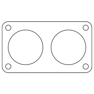 Cometic Ford 5.0/5.8/7.0/7.5L .020in Fiber Truck Throttle Body Gasket - 1985-1997