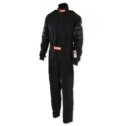RaceQuip Black SFI-1 1-L Suit - Small