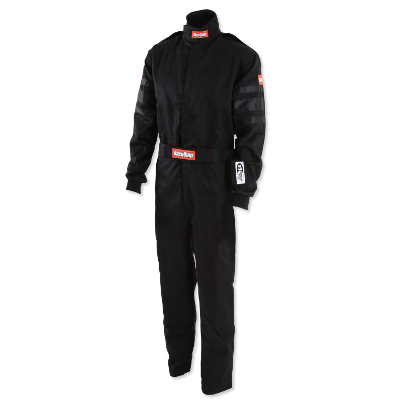 RaceQuip Black SFI-1 1-L Suit - Large