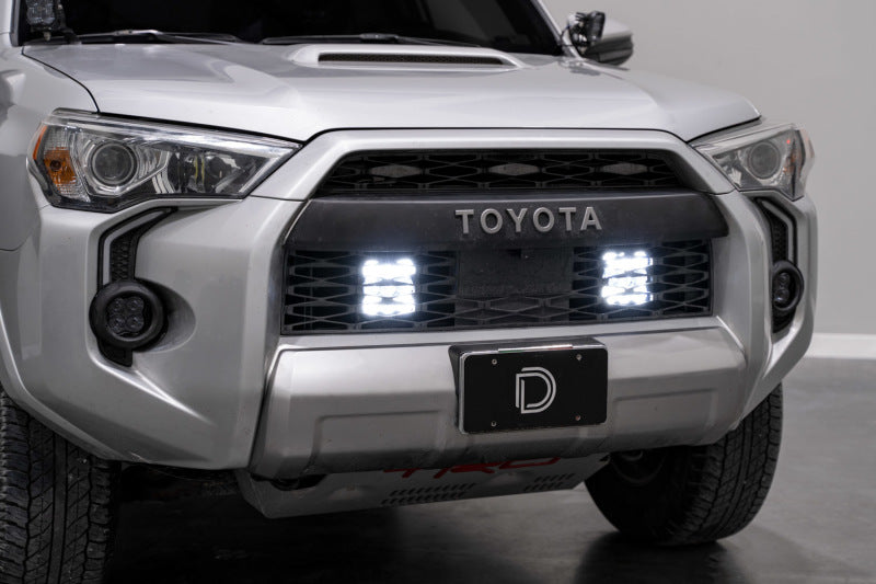 Diode Dynamics 14-23 Toyota 4Runner SS5 Stealth Grille LED 4-Pod Kit Sport - White Combo