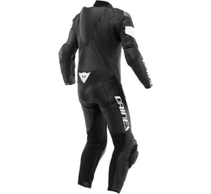 Dainese Tosa 1PC Leather Suit Perforated Black/Black/White Size - 56