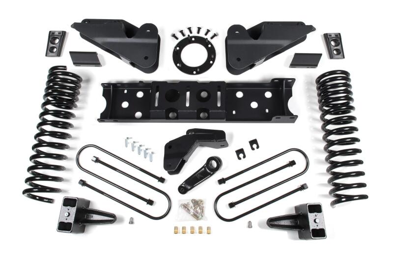 Zone Offroad 2019 Ram 3500 4.5in Radius Arm Brkt 3in Rr Block w/o Overload 8-Bolt TCase Nitro Shocks