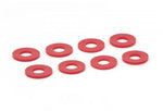 Daystar D-Ring Shackle Washers Set of 8 Red