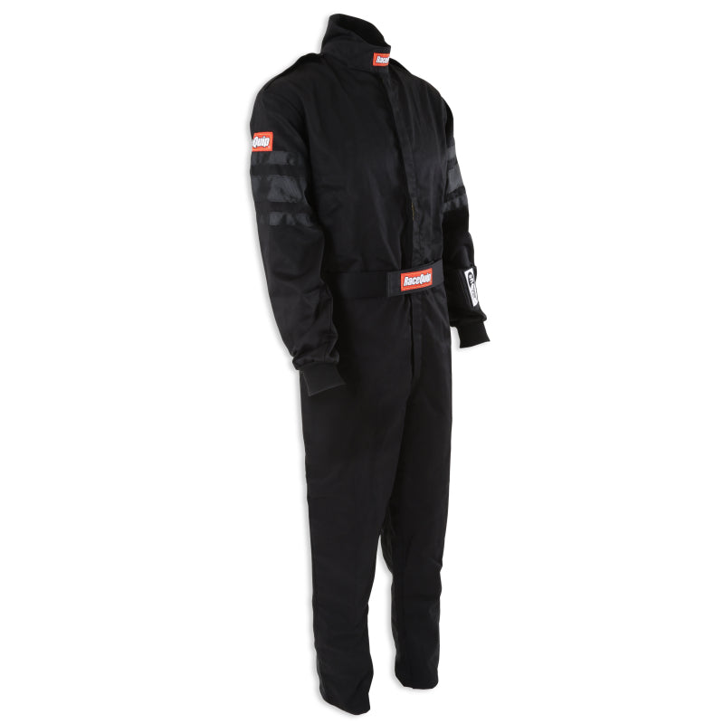 RaceQuip Black SFI-1 1-L Suit - Large