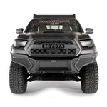 Go Rhino 16-21 Tacoma Element Front Bumper w/ Power Actuated Hide-away Light Bar Mount Tex Black