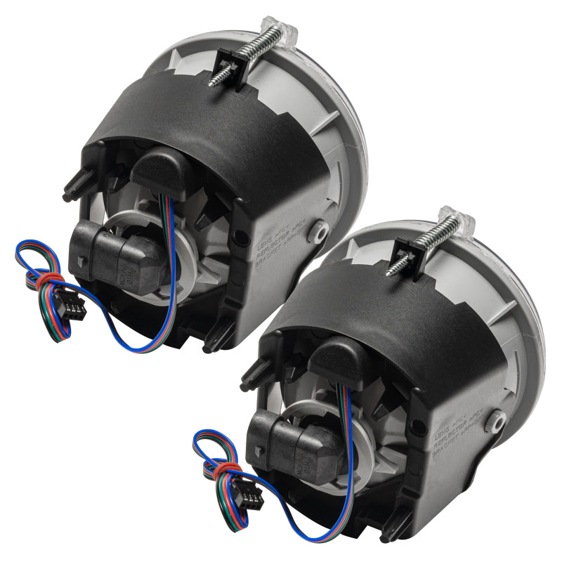 Oracle Lighting 07-09 Chrysler Aspen Pre-Assembled LED Halo Fog Lights -Red