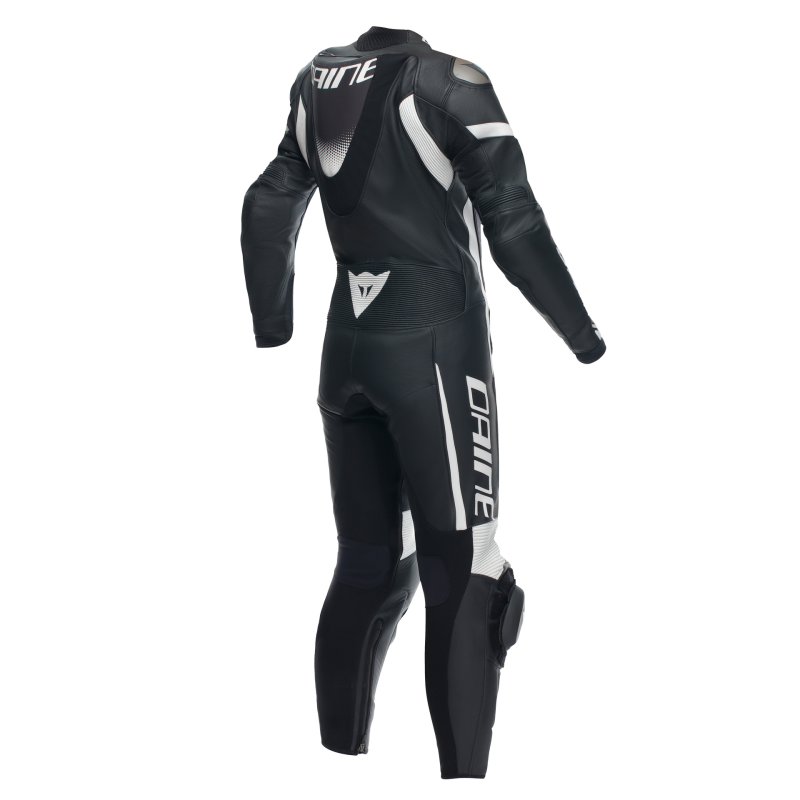 Dainese Grobnik Lady Leather 1PC Perforated Suit Black/Black/White Size - 46