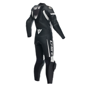 Dainese Grobnik Lady Leather 1PC Perforated Suit Black/Black/White Size - 46