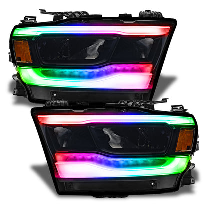 Oracle 19-21 Dodge RAM 1500 Reflector LED Headlight DRL Kit - w/Simple Controller