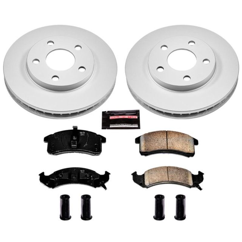 Power Stop 92-93 Buick LeSabre Front Z17 Evolution Geomet Coated Brake Kit