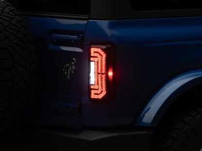 Raxiom 21-26 Ford Bronco LED Tail Lights- Black Housing- Clear Lens