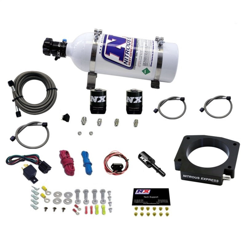 Nitrous Express 15-17 Ford Mustang GT350 5.2L Nitrous Plate Kit w/5lb Bottle